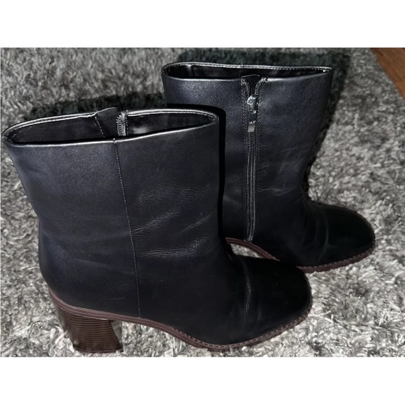 Marc Fisher LTD Yale Chelsa Leather Boots Size 11M - Picture 2 of 8